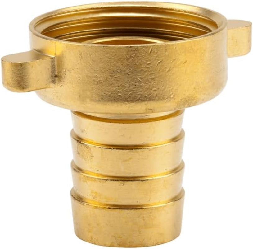 Conector de manguera de latón Gardena, 2 piezas: conector de latón de alta calidad, rosca de 26,5 mm (G 3/4"), para mangueras de 1/2" (13 mm) (7140-20)