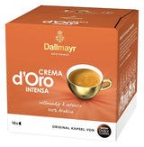 Dallmayr Crema d´Oro, XXL-Vorratsbox & Dallmayr Crema d´Oro intensa (48 Kaffeekapseln, Intensität 9 von 12, 100% Arábica-Bohnen), paquete de 3 (3x16 Kapseln)