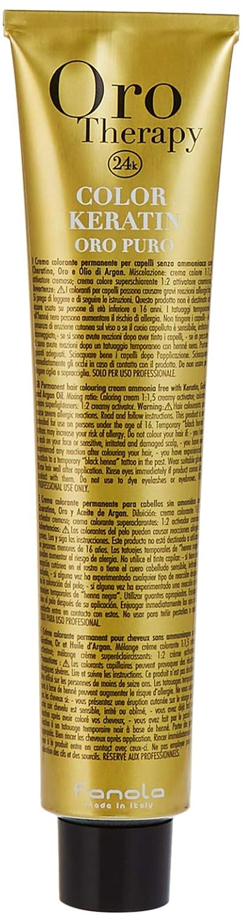 Fanola Oro Therapy Color Keratin 5.0 100ml Tinte para el cabello Naty Shop 11 Super Rubio Platino
