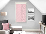 Soleil d'ocre liane bise-bise, poliéster, blanco, 70 x 200 cm, edredones y colchas naty shop rosa al 90 x 45 cm (paquete de 1)
