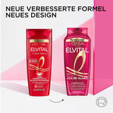 L'Oréal Paris Elvital XXL, Champú protector del color para cabellos teñidos, 1 litro Ducha y baño L'Oréal