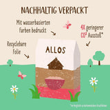 Allos Papilla sin azúcar de higos y frambuesas, Set 6 x 500 gramos Cereales Naty Shop