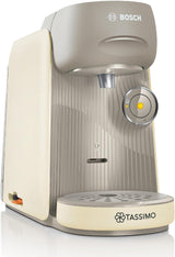 Bosch Tassimo finesse TAS162E Cafetera espresso de cápsulas, 70 bebidas, café más intenso con solo pulsar un botón, apagado automático, sostenible, dosificación perfecta, 1400 W, negro/negro
