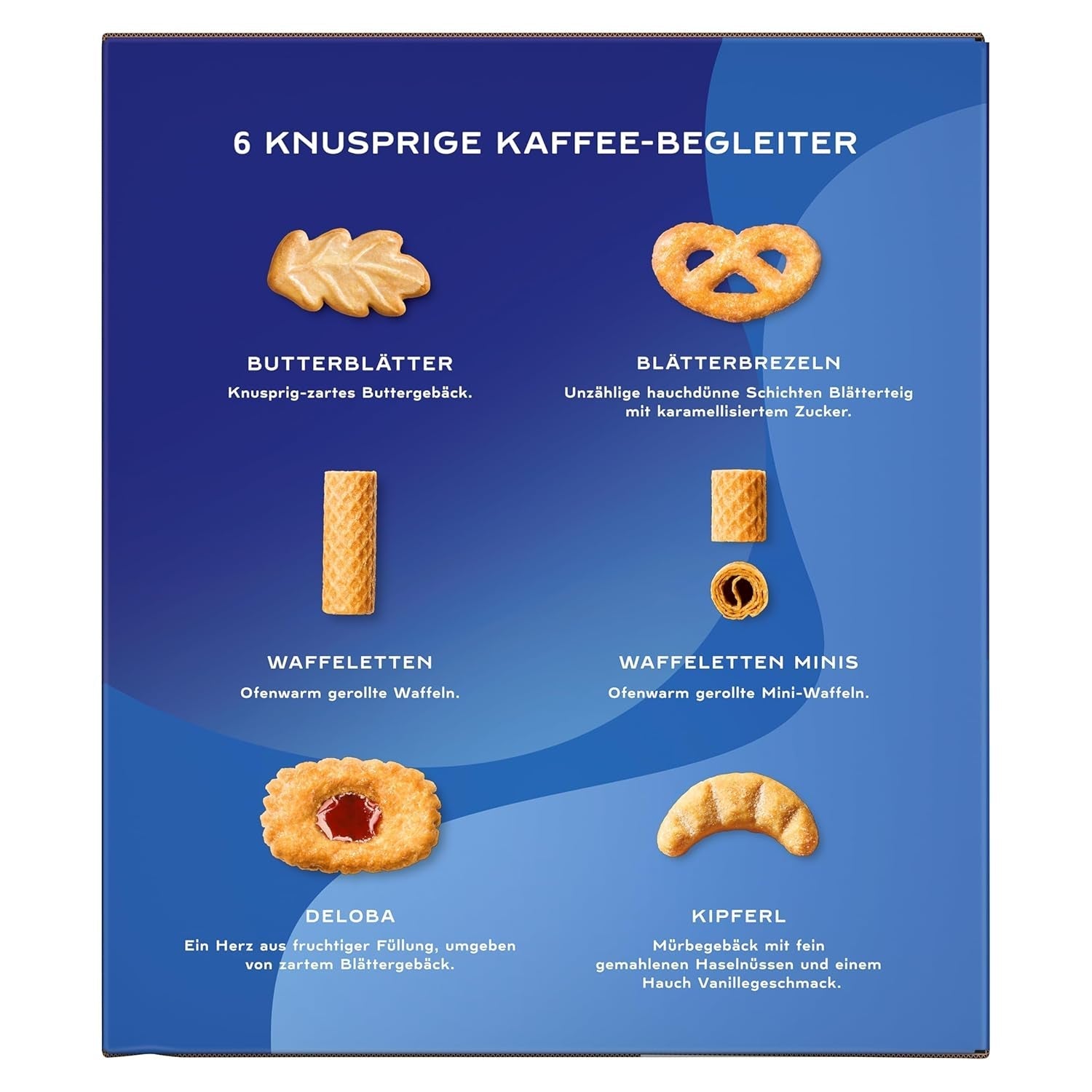 Colección Bahlsen Caroline - 1 paquete - Mezcla de galletas y obleas (10 x 161 g/ 1610 g)