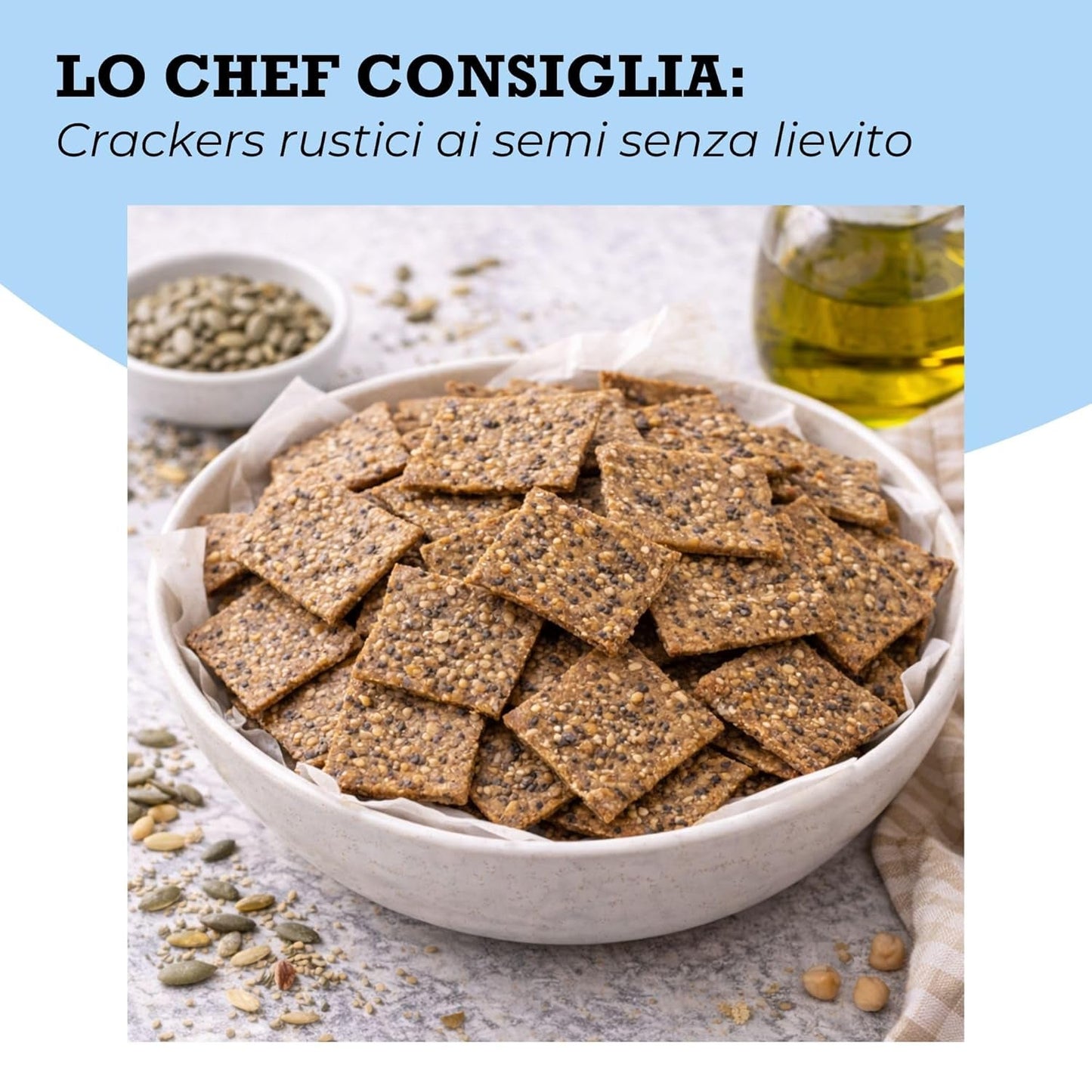 Organic Omega Seed Mix 3 kg (mezcla de semillas de calabaza, girasol y lino), una mezcla de 3 semillas oleaginosas enteras crudas, rica en proteínas, fibra y ácidos grasos omega-3