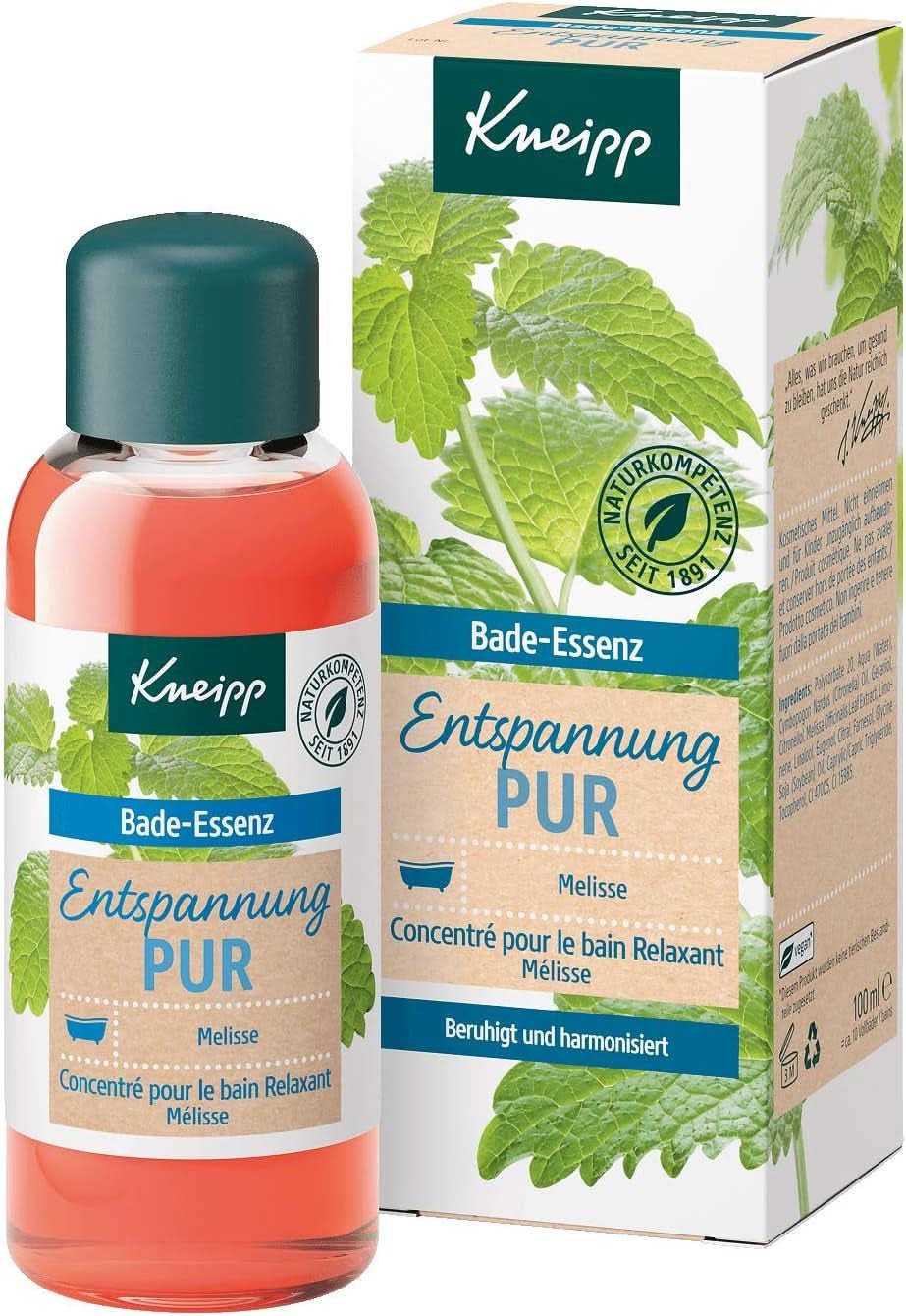Kneipp Bade, aceite de baño con aceite esencial natural de melisa de India y extracto de melisa, 100 ml Naty Shop Default Title