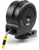 Caja de mangueras automática Kärcher HBX 5,35: manguera de 35 m, manguera de conexión: 1,5 m; Retracción automática de la manguera, cómoda y flexible, negra.
