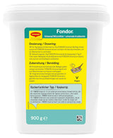 Maggi Professional Fondor Universal-Würzmittel o.k.A., vegan Würzmischung, 1er paquete (1 x 900g Gastro Box)