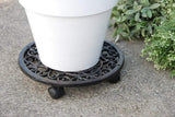 Soporte para plantas, soporte para flores de estilo antiguo, redondo, diámetro aprox. 29cm