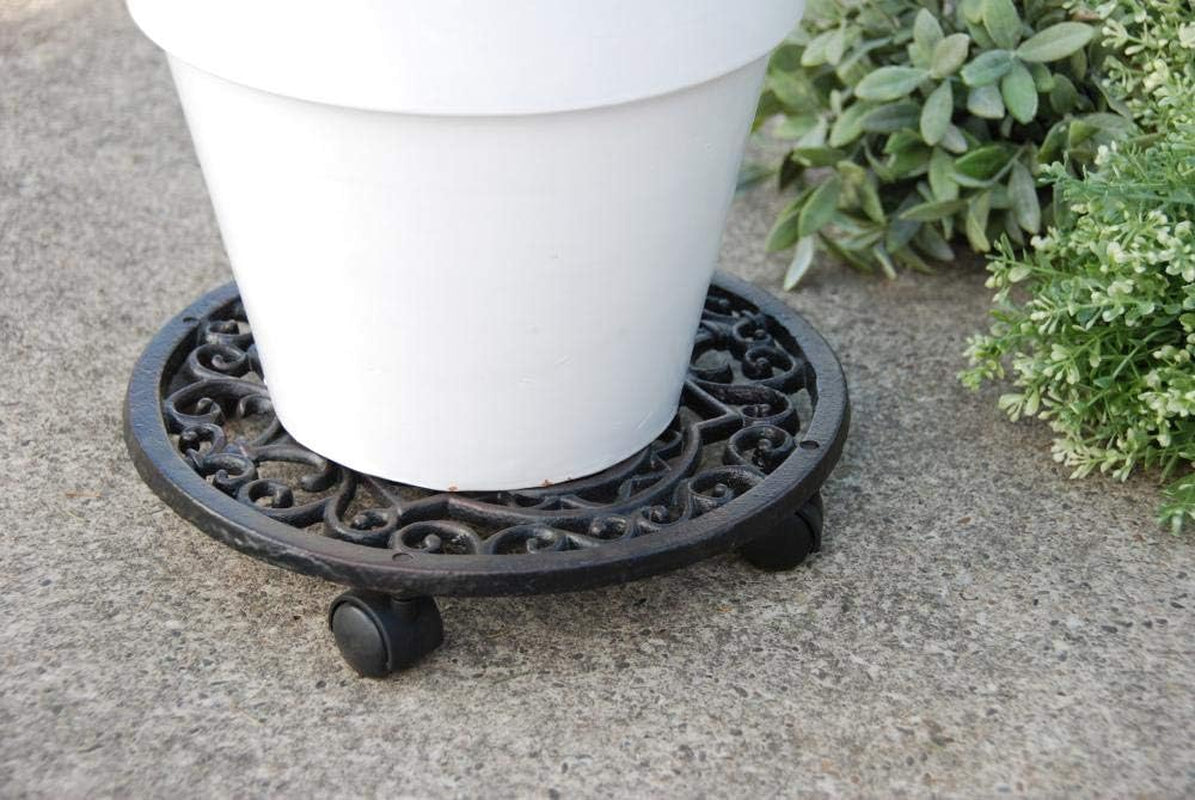 Soporte para plantas, soporte para flores de estilo antiguo, redondo, diámetro aprox. 29cm