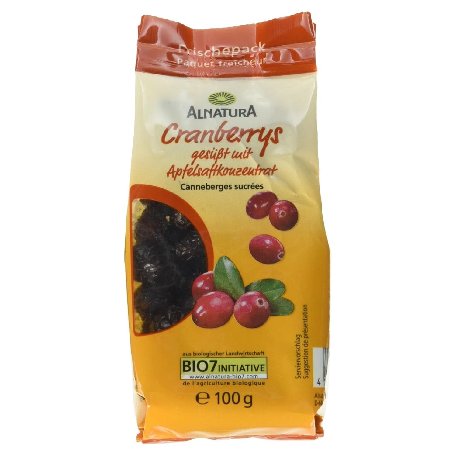 Arándanos orgánicos, 100 gramos Naty Shop productos deshidratados