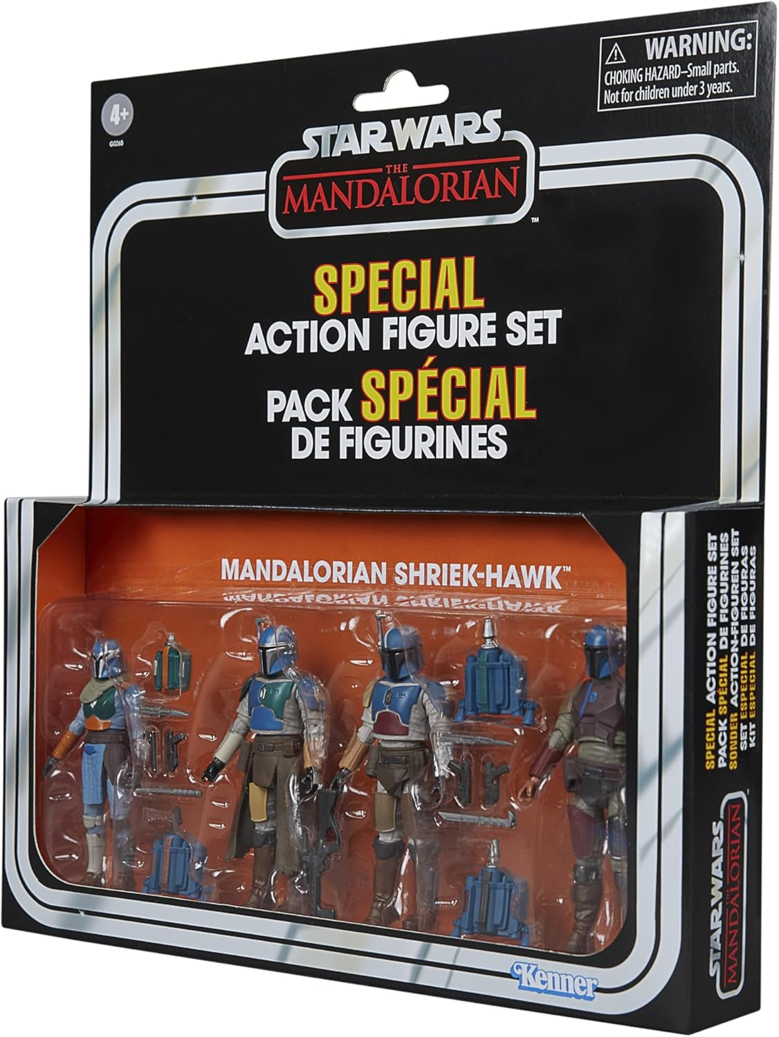Star Wars Vintage Collection Mandalorian Shriek-Hawk, paquete de 4 figuras de acción Mandalorian, escala 9,5 cm Naty Shop