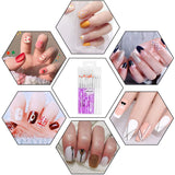 Juego de pinsel de uñas, 10 piezas Gelnägel Pinsel Nagellackstift Acrylpinsel para gel UV Nägel Acrylfingernägel Nailart Maniküre Nageldesign Zubehör