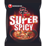 NONGSHIM - Fideos instantáneos picantes rojos Shin - 6 X 120 GR - Paquete múltiple