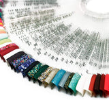 40 varillas para cápsulas de esmalte de uñas artificiales, práctico abanico, decoración de uñas (40, transparente)