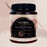VEGAIROA - No Yellow Plex Mask - Mascarilla neutralizante para tonos amarillos y naranjas - Cuidado hidratante - Pigmento violeta - Producto capilar profesional vegano - 1000 g Mascarilla capilar Naty Shop