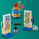LEGO 41739 Friends Habitación de Liann, Mini juguete con temática artística, pequeño regalo de colección con minimuñecas de Liann, Otoño y Mascotas, serie 2023 Besuche den LEGO-Store