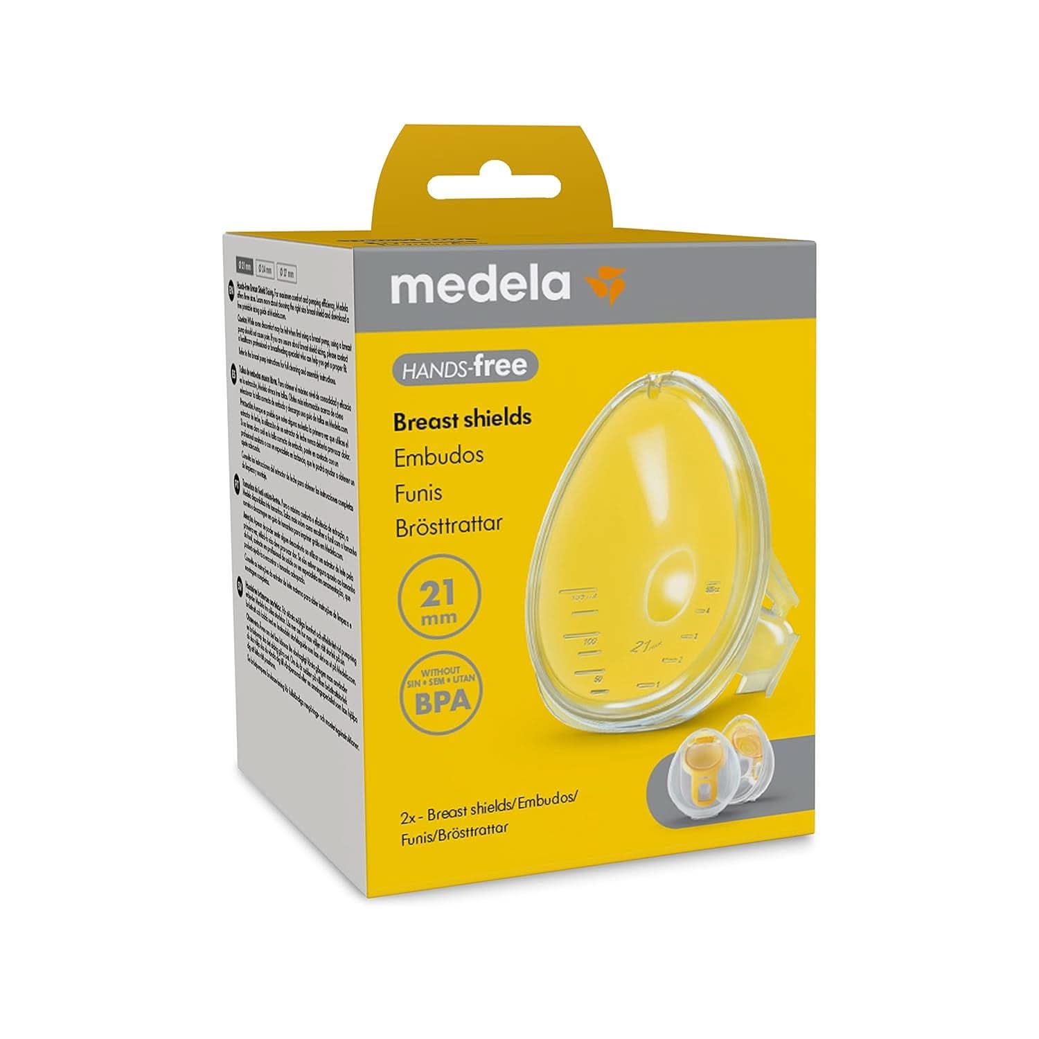 Medela Protectores De Mama Manos Libres, Accesorios Sacaleches Alimentación Y Accesorios Lactancia Bebe Naty Shop 21 Mm