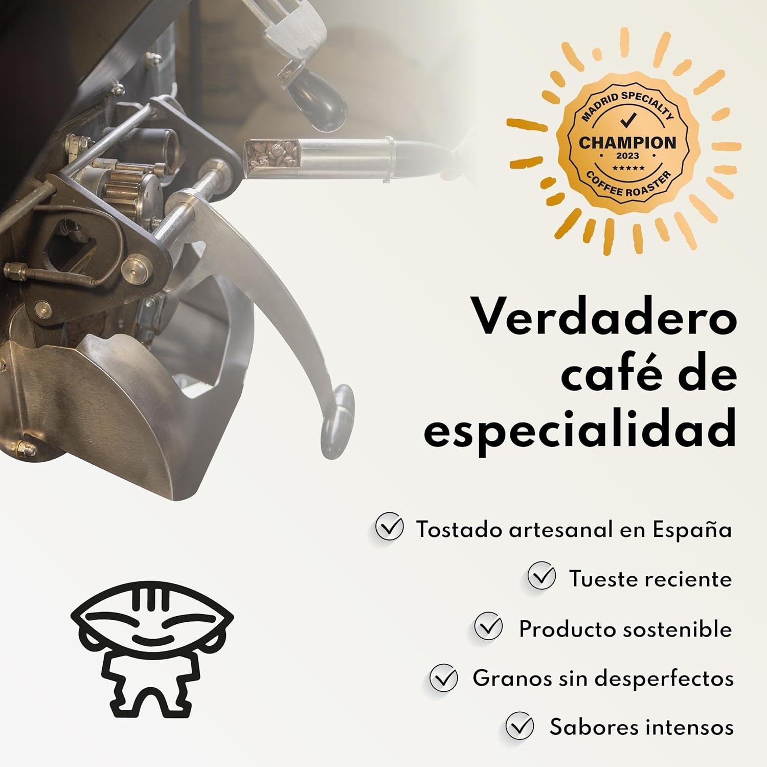 Café de Especialidad Boconó Etiopía 100% Arábica, tueste medio, 1 kg - Ideal para café V60, Chemex, Kalita, etc.