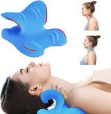 Camilla de cuello 2.0, cuello nublado Lefaya Camilla de cuello Ganador de la prueba ortopédica Camilla de cuello para aliviar el dolor de cuello Joroba de cuello premium Nube de cuello corrige la postura (azul) Almohadas ortopédicas cervicales Título predeterminado de la tienda Naty