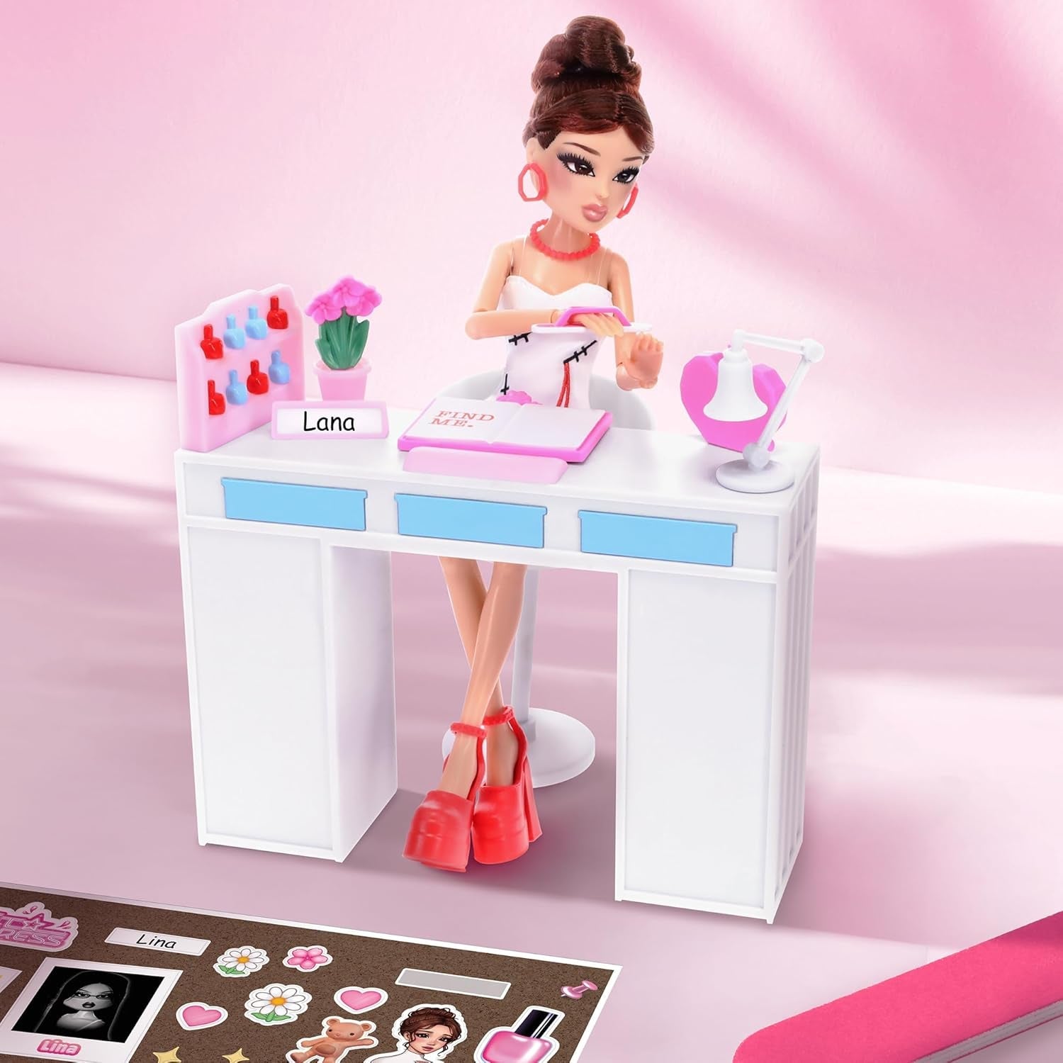 Conjunto de muñecas de moda de lujo - Lana