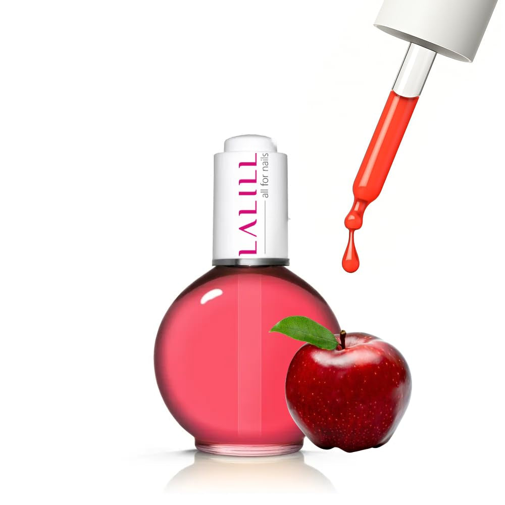 LALILL Aceite para cutículas de uñas 75Ml - Himbeere Nagelpflegeöl - Nagelöl Pflege Für Nägel Nagelhaut - SPA Maniküre Naildesign Hände - Vegano - Con pipeta