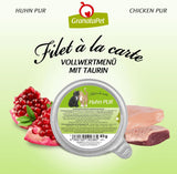 GranataPet Filet a la carta Pollo PURE, comida húmeda para gatos, trozos de filete sin cereales, comida para gatos sin azúcares añadidos, alto contenido en carne, 6 x 85 g