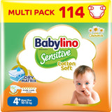 Pañales para bebés sensibles, talla 6, extra grande (13-18 kg), 114 pañales