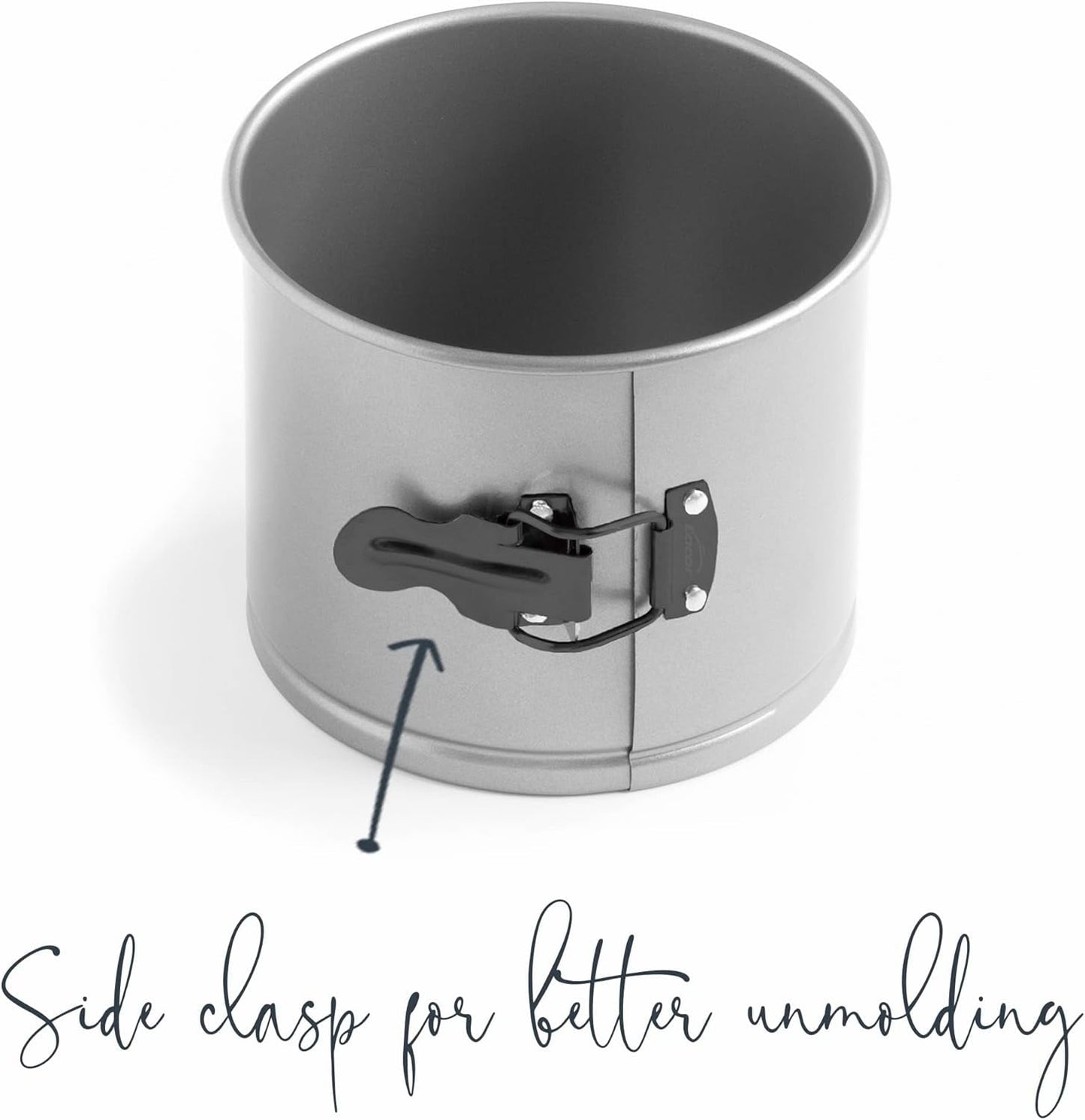 Molde para panettone, desmontable, acero al carbono, antiadherente, diámetro 16 cm, volumen 2 litros Moldes y bandejas para hornear Naty Shop