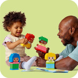 LEGO DUPLO Big Feelings, juego de construcción apilable con 23 ladrillos de colores y 4 figuras, juguete de motricidad para promover el desarrollo social y emocional de niños pequeños a partir de 18 meses 10415 Juegos de construcción Beuche den LEGO-Store