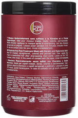 Mascarilla DD sin sulfatos, queratina/ácido hialurónico, 1 litro Mascarilla capilar Naty Shop