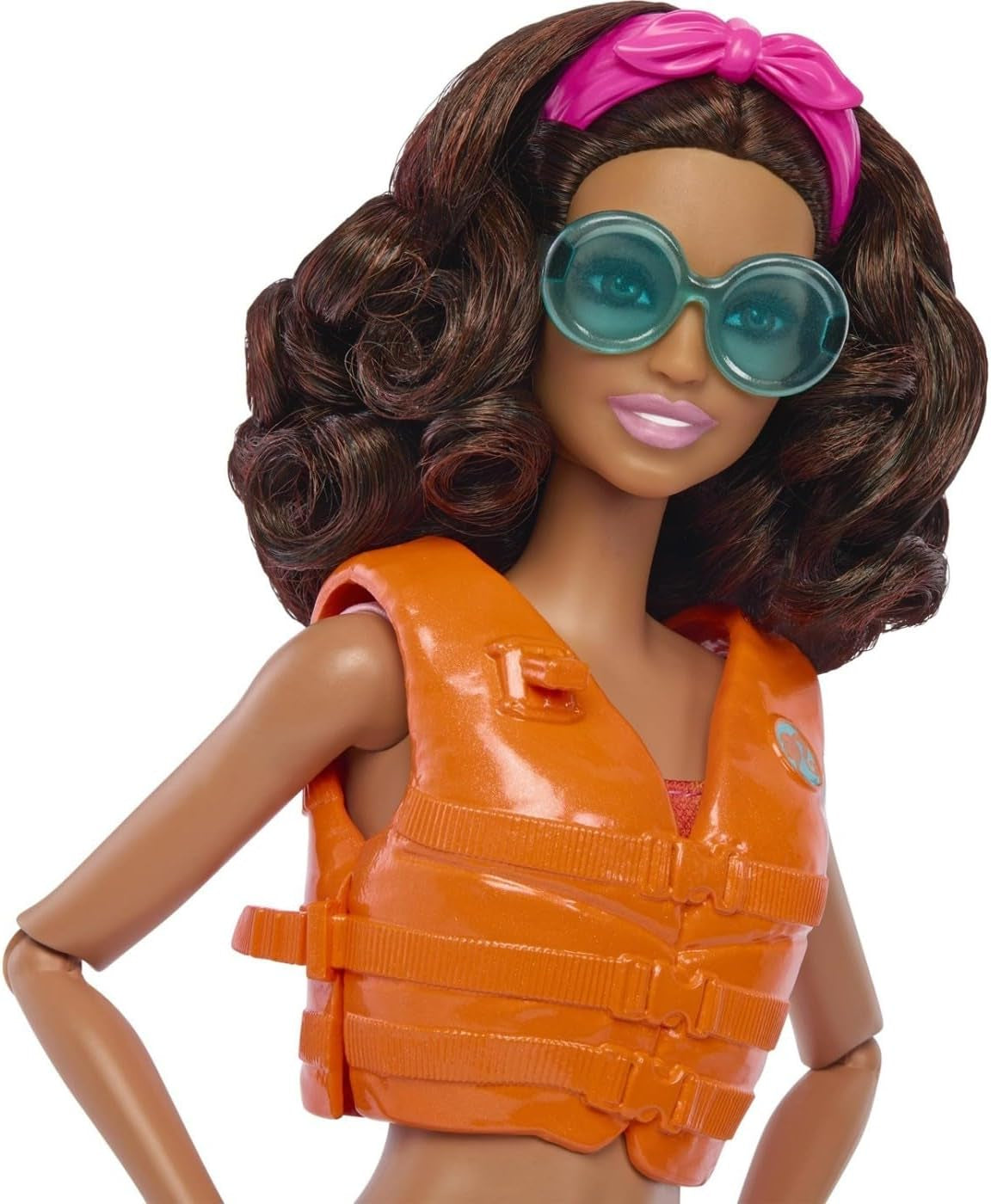 Barbie Muñeca Surfista con Tabla de Surf y Asa, Toalla y Radio para Aventuras e Historias en la Playa, Clips y Tobillera para Surf Realista, A partir de 3 años, HPL69 Naty Shop Dolls