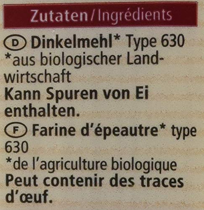 Espaguetis de espelta ecológicos, 500g