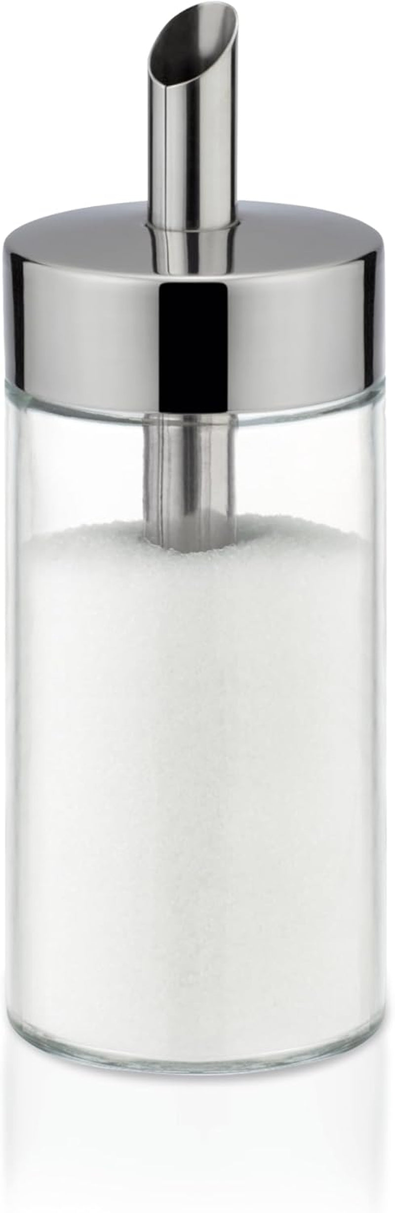 Tescoma Coctelera de Vidrio, Acero Inoxidable Cepillado, Ideal para Azúcar Blanco/Moreno, 225ml
