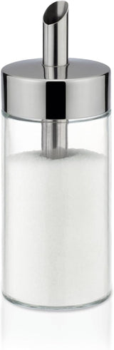 Tescoma Coctelera de Vidrio, Acero Inoxidable Cepillado, Ideal para Azúcar Blanco/Moreno, 225ml