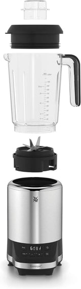 WMF Kult Pro Batidora multifunción Hochleistungsmixer, 30.000 U/Min, batidora, batidora de pie, función Ice-Crush, 4 mezcladores Inkl. Togo-Verschluss Cocina Tienda Naty
