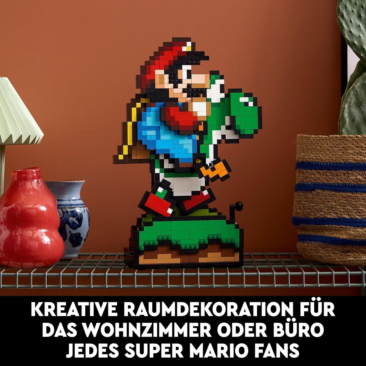 LEGO Super Mario World: Mario & Yoshi Nintendo Collectible Set, figuras de píxeles, construcción y exhibición de modelos, decoración del hogar y coleccionables, kit de modelos y regalo para fanáticos adultos 71438 Juegos de construcción Ver en LEGO-Store