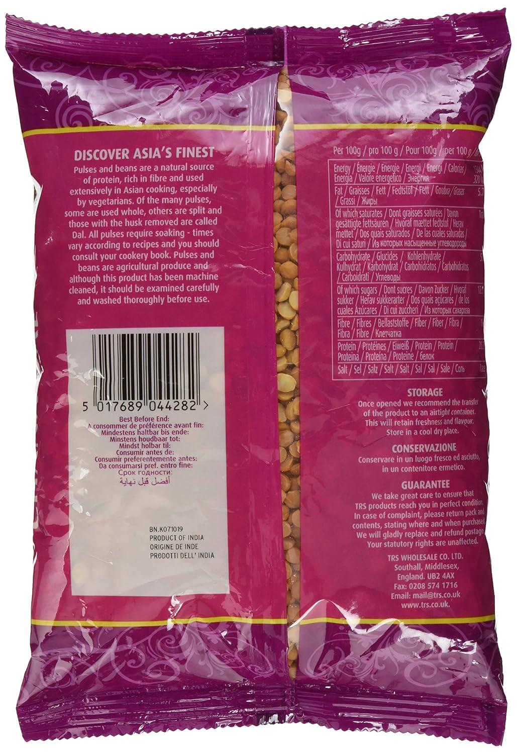 TRS - Garbanzos (Chana Dal) - (1 x 1 kg)