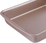 Molde para horno Relaxdays, antiadherente, 4 litros, acero al carbono, marrón Moldes y bandejas para horno Naty Shop