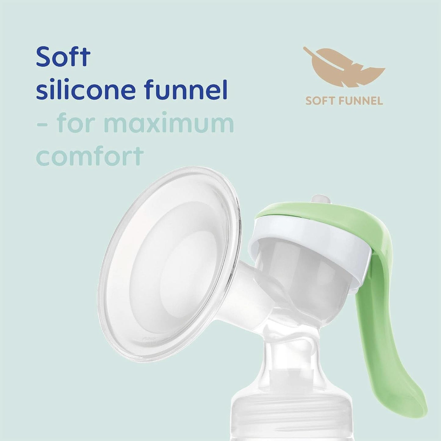 Sacaleches de mano MAM - Extractor de leche cómodo y compacto para leche materna que incluye 1 biberón anticólicos MAM Easy Start Accesorios Alimentación y Lactancia Bebe Naty Shop