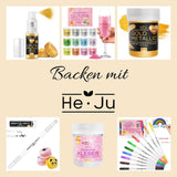 He-Ju Colorante alimentario líquido dorado metálico 25 ml, purpurina comestible para bebidas y alimentos (oro metálico, 25 ml)