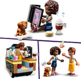 LEGO Friends Rolling Café Juguete pequeño para hornear para niños, regalo para niñas y niños a partir de 6 años, juguete educativo con la perra Aliya, Jules y Aira 42606 Juegos de construcción Beuche den LEGO-Store