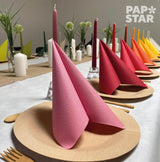 Papstar 11608 50 servilletas "Royal Collection" pliegue 1/4 40 X 40 cm, Burdeos