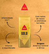 Lote de café en grano Delta, envase Gold, 500 g