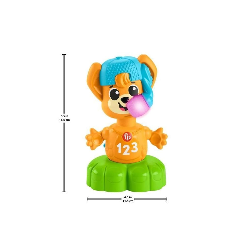 Fisher-Price Sync Squad zorro de juguete, juguete para bebés y niños pequeños con música y luces interactivas, a partir de 9 meses, versión francesa, HYK94 Jucarii Bebe Naty Shop