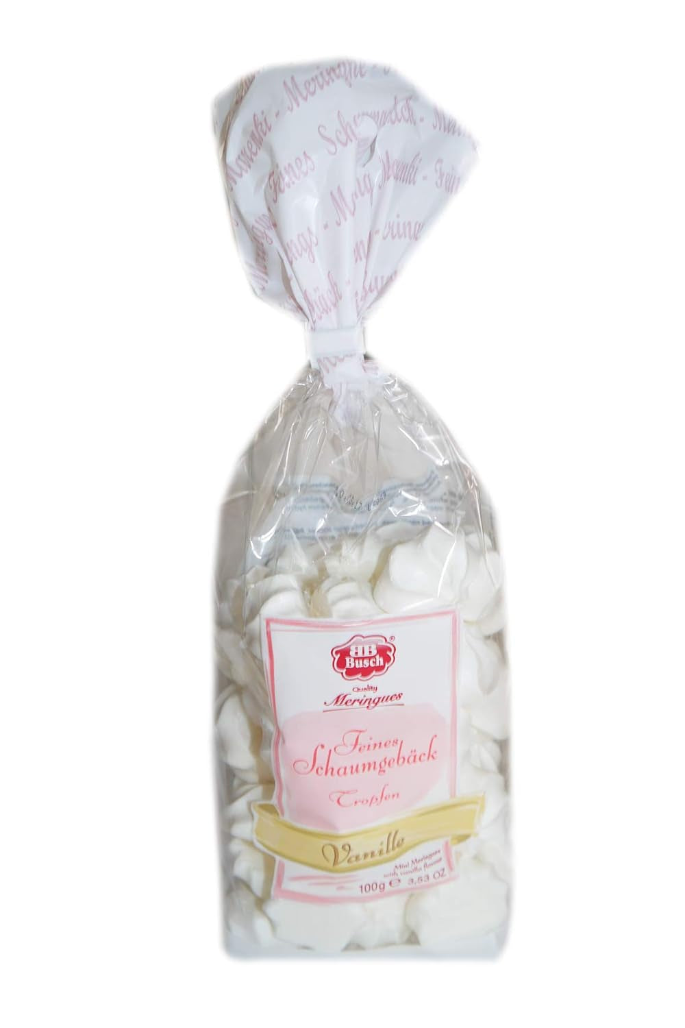Gotas de vainilla Malvaviscos finos Malvaviscos 100 g (paquete de 10)