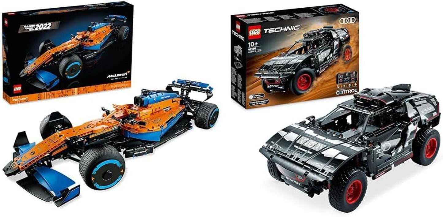 Coche de carreras de Fórmula 1 Lego Technic Mclaren - Modelo de F1 para adultos con motor V6 y dirección - Regalo para aficionados y coleccionistas de deportes de motor - 42141 Juegos de construcción Besuche den LEGO-Store Technic Audi Rs Q E-Tron Pack