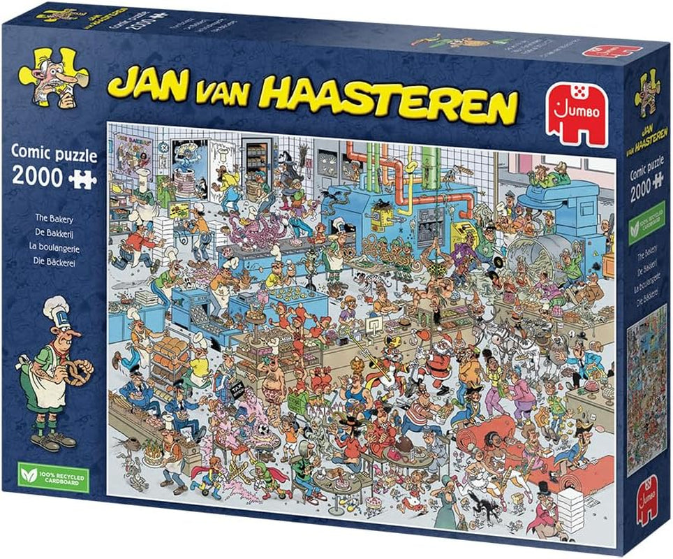 Jan Van Haasteren, The Bakery, rompecabezas de 2000 piezas para adultos Puzzle Naty Shop