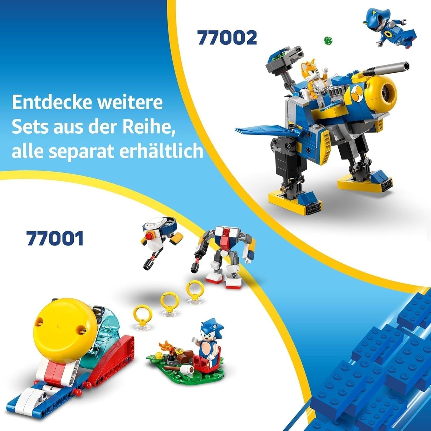 LEGO Sonic the Hedgehog Super Sombra Vs. Biolizard, juguete gamer, regalo para niños y niñas, juego coleccionable para niños y fanáticos de los videojuegos, con figuras de personajes 77003 Juegos de construcción Besuche den LEGO-Store