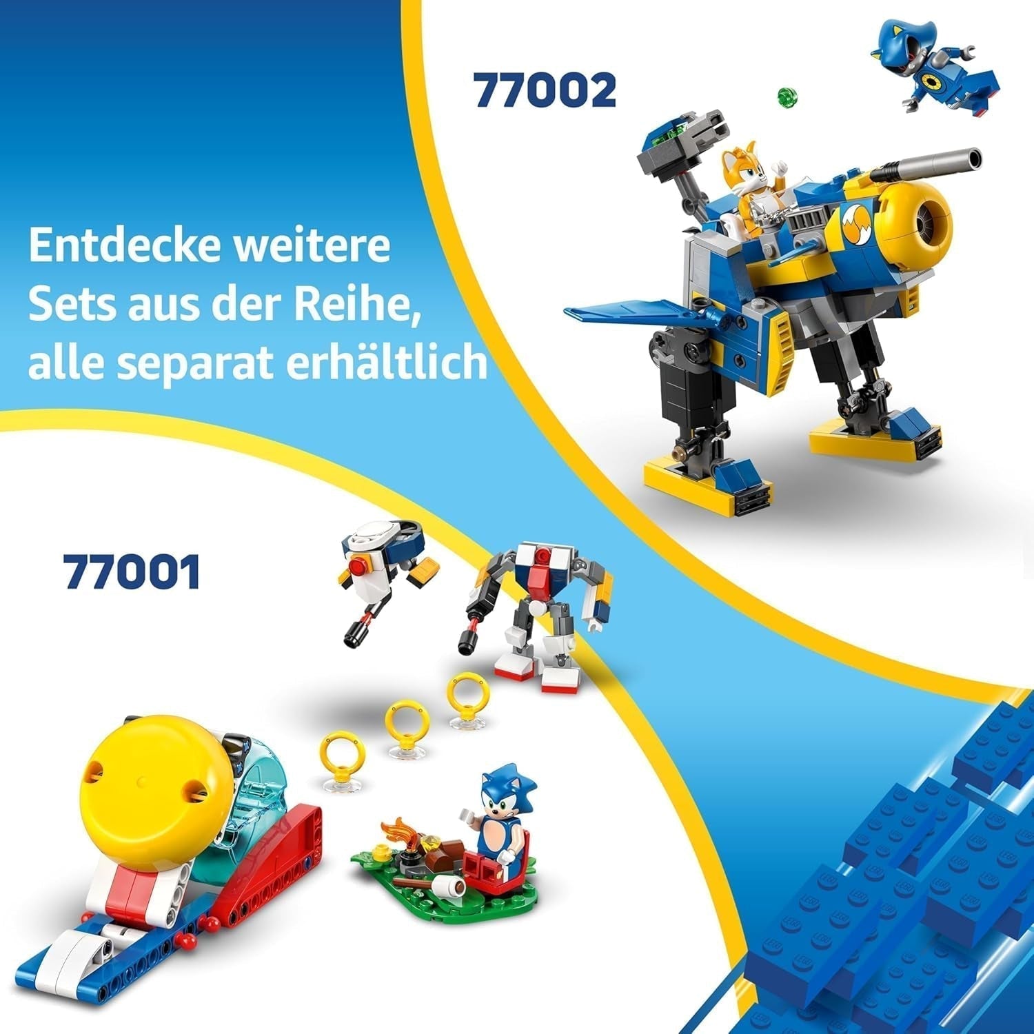LEGO Sonic the Hedgehog Super Sombra Vs. Biolizard, juguete gamer, regalo para niños y niñas, juego coleccionable para niños y fanáticos de los videojuegos, con figuras de personajes 77003 Juegos de construcción Besuche den LEGO-Store